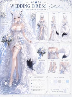 Shirakami Fubuki Bridal Sheet