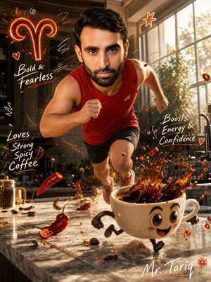 Aries Spicy Coffee Runner Poster