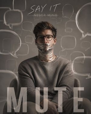 Muted Speech Editorial Portrait
