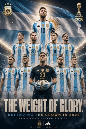 Argentina 2026 Glory Poster