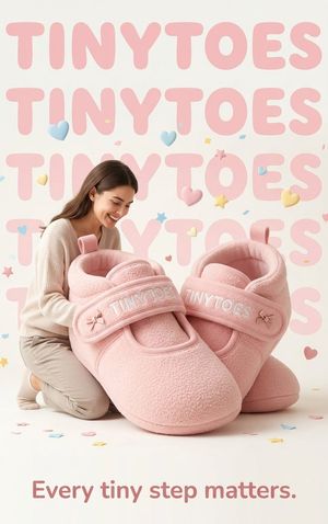 TinyToes Giant Baby Shoes Ad