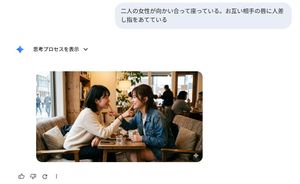 Japanese AI Image Result UI