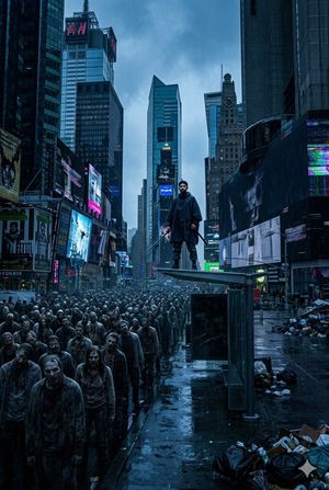 Post-Apocalyptic Times Square Horde