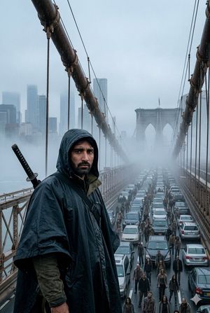Foggy Brooklyn Bridge Survivor