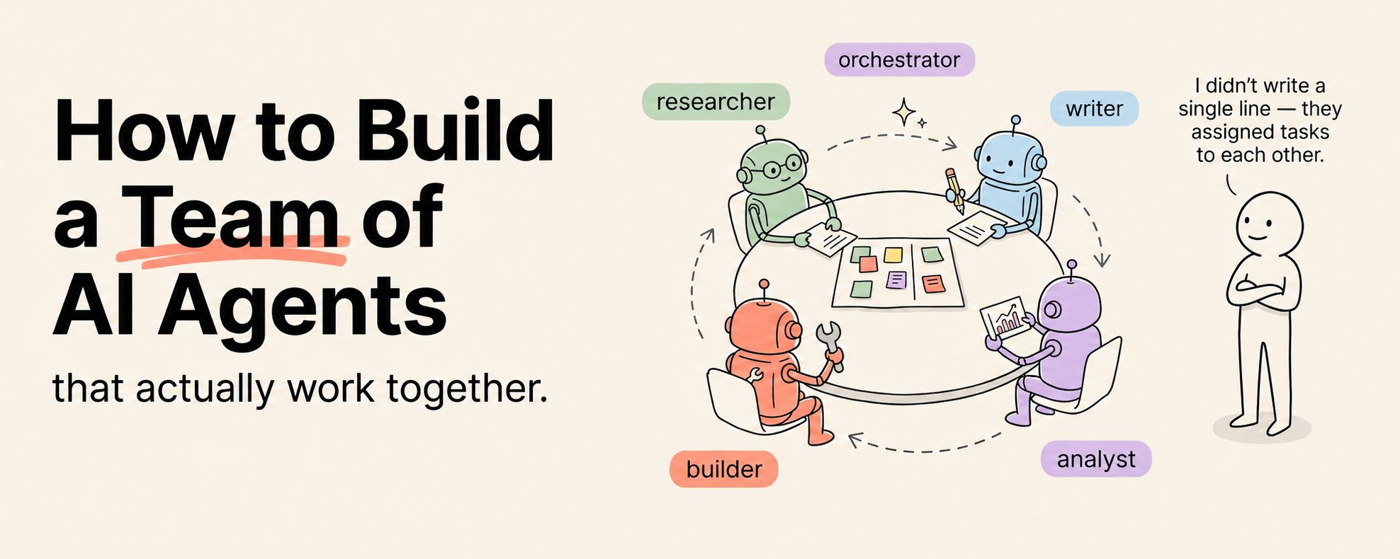 How to Build a Team of AI Agents That Actually Work Together (Full ...