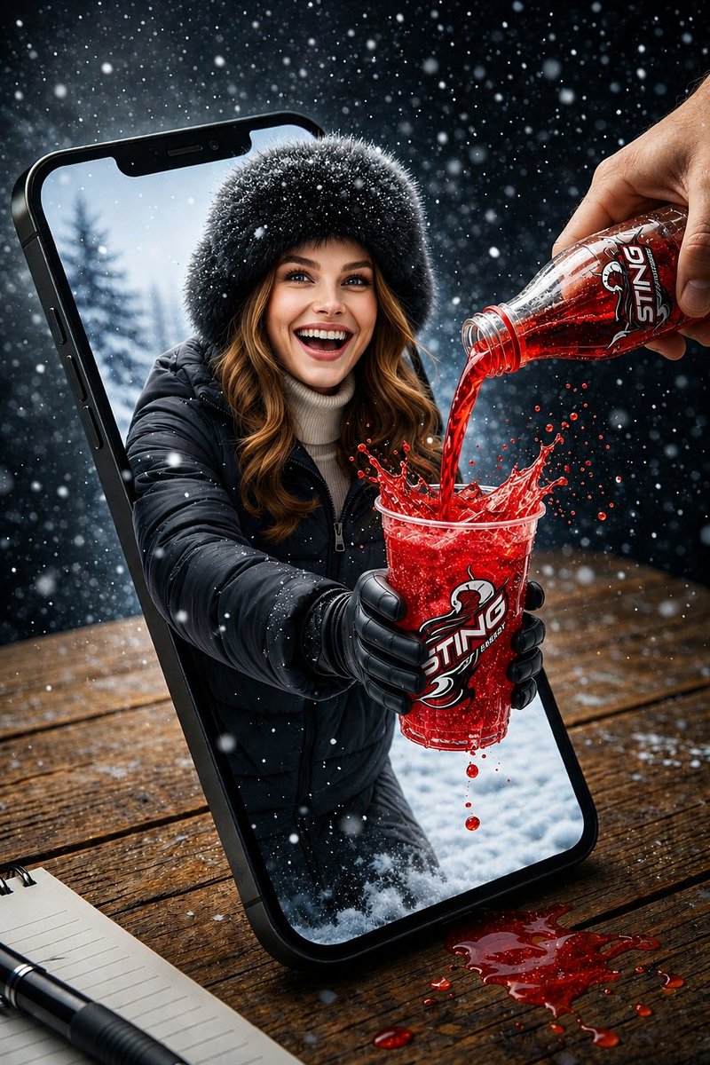 Sample output image for Surreal Product Soda Splash