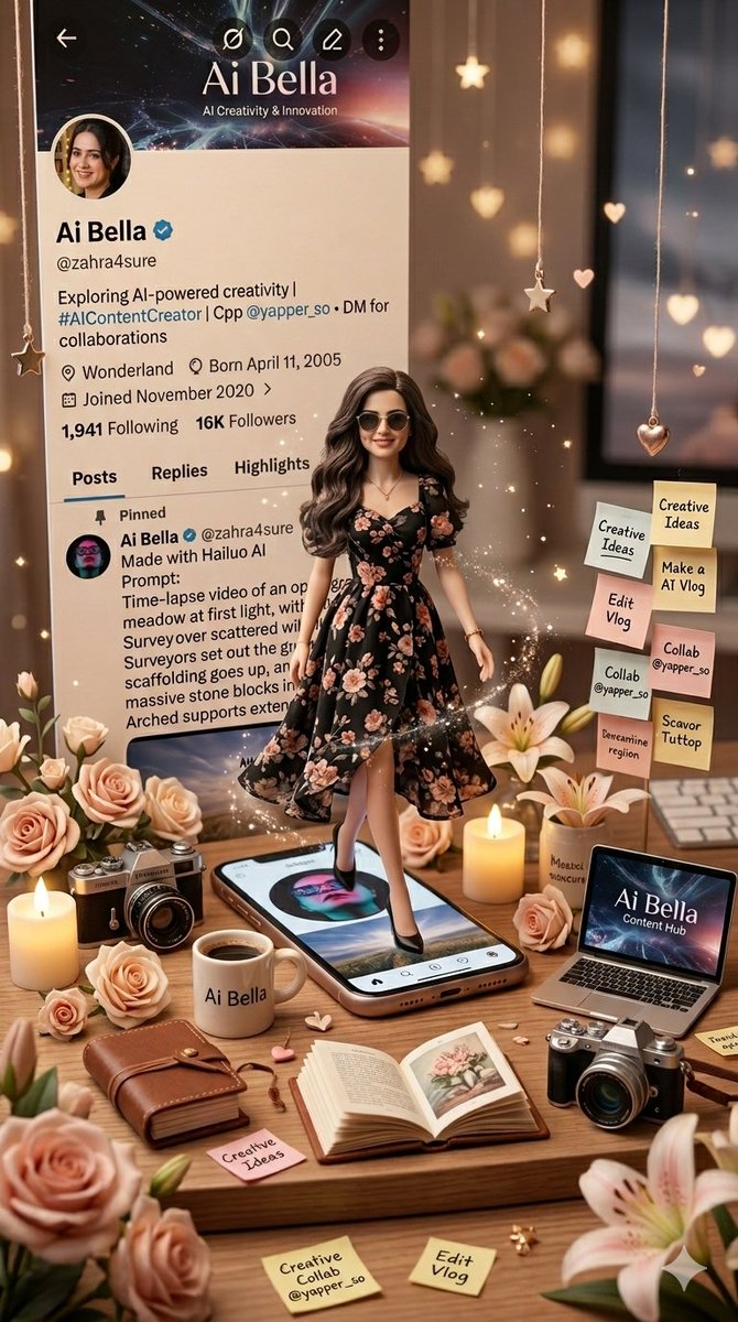 Sample output image for 3D Miniature Instagram Diorama