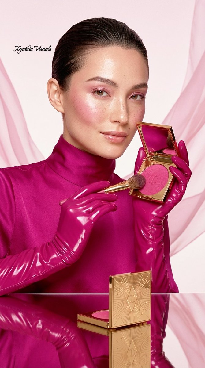 Sample output image for Luxury Cosmetics Beauty Campaign