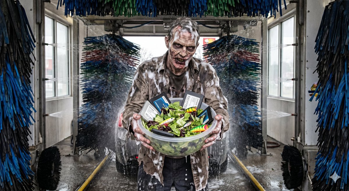 Sample output image for Bizarre Salad with Tech and Fishing Lures