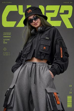 Techwear Tech High-Fashion Editorial