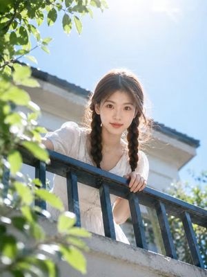 Summer Balcony Film Portrait
