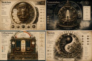 Philosophical Infographic Machine Generator