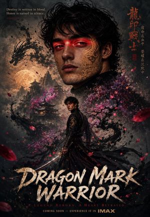 Double Exposure Dragon Warrior Poster