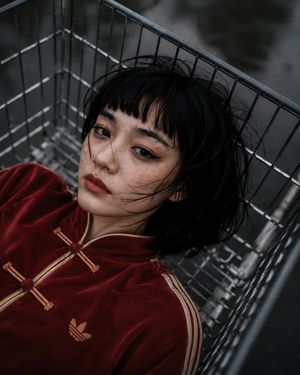Shopping Trolley POV Fashion Photography