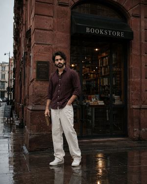 Street Side Bookstore Portrait