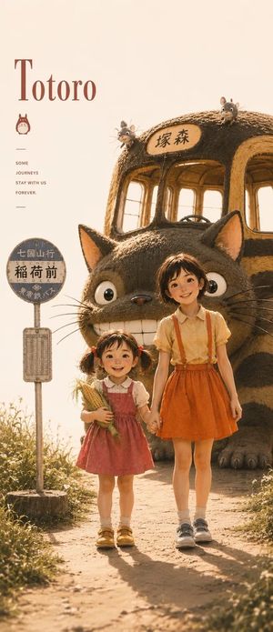 Satsuki My Neighbor Totoro Anime Portrait