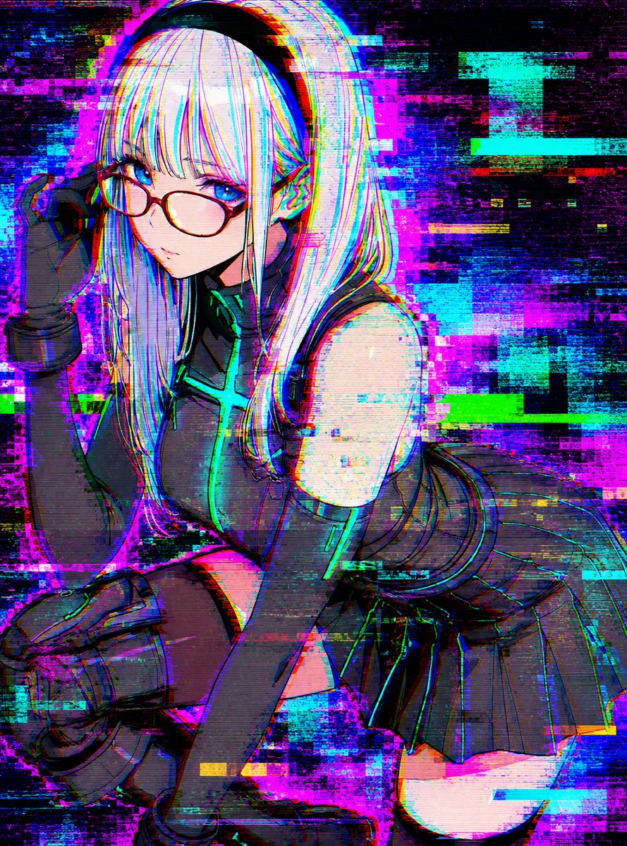 Intense Artistic Glitch Transformation example 2