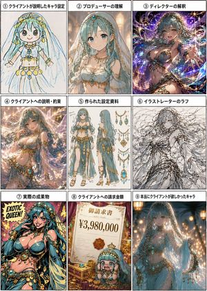 Nine-Panel Character Production Meme