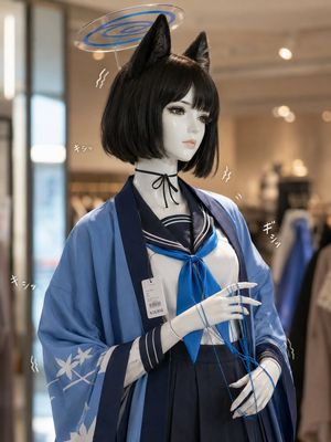Photoreal Anime Mannequin Display