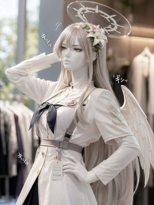 Realistic Angel Mannequin Boutique Display