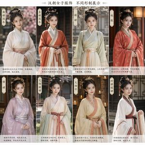 Eight-Panel Hanfu Clothing Reference Poster