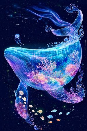Cosmic Coral Whale