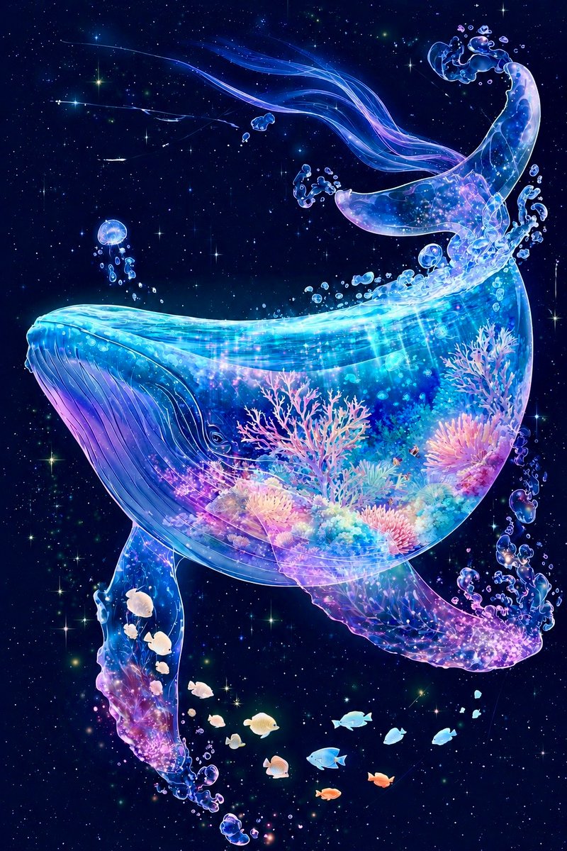 Cosmic Coral Whale