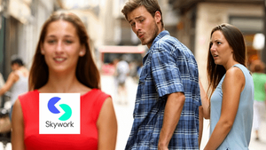 Distracted Boyfriend Skywork Meme