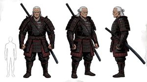 Samurai Armor Turnaround Sheet