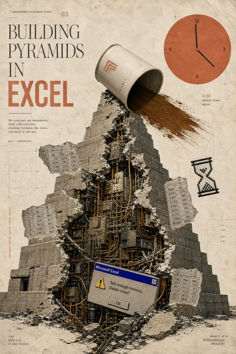 Building Pyramids in Excel Poster