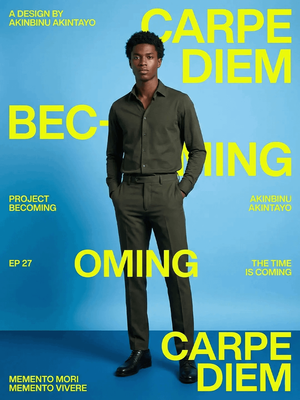 Carpe Diem Fashion Typography Poster