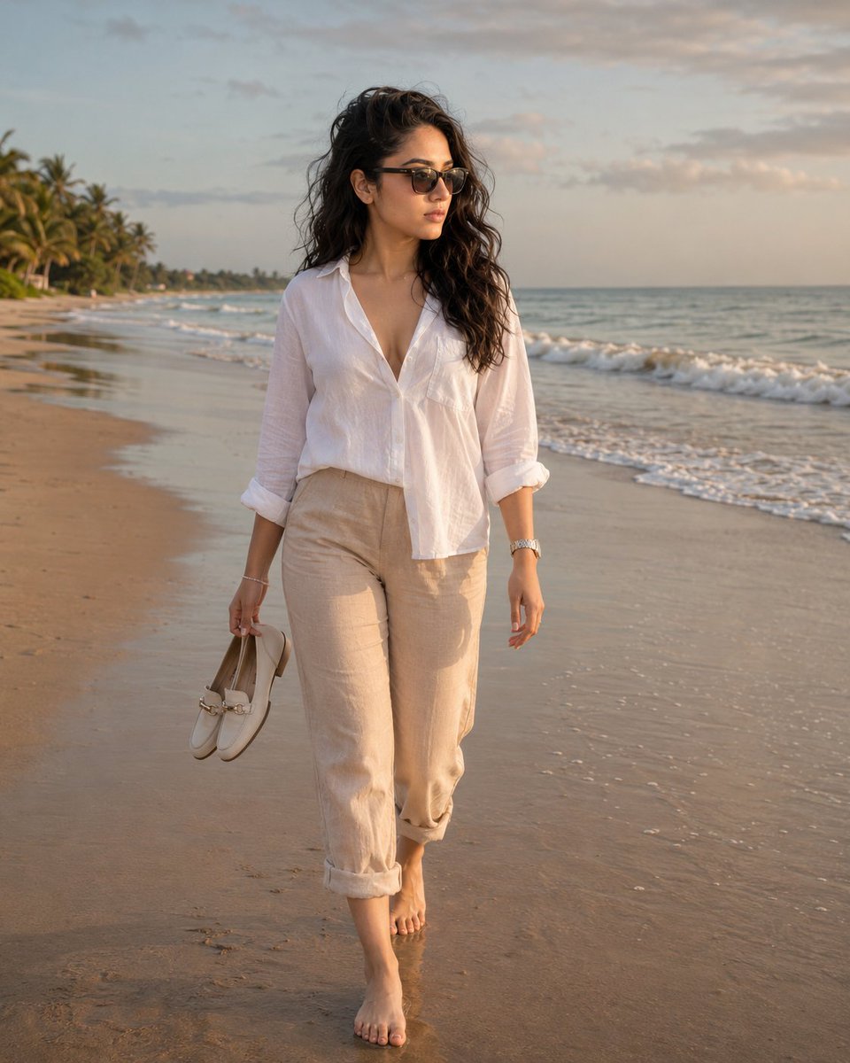 Sample output image for Beach Shoreline Lifestyle Photography