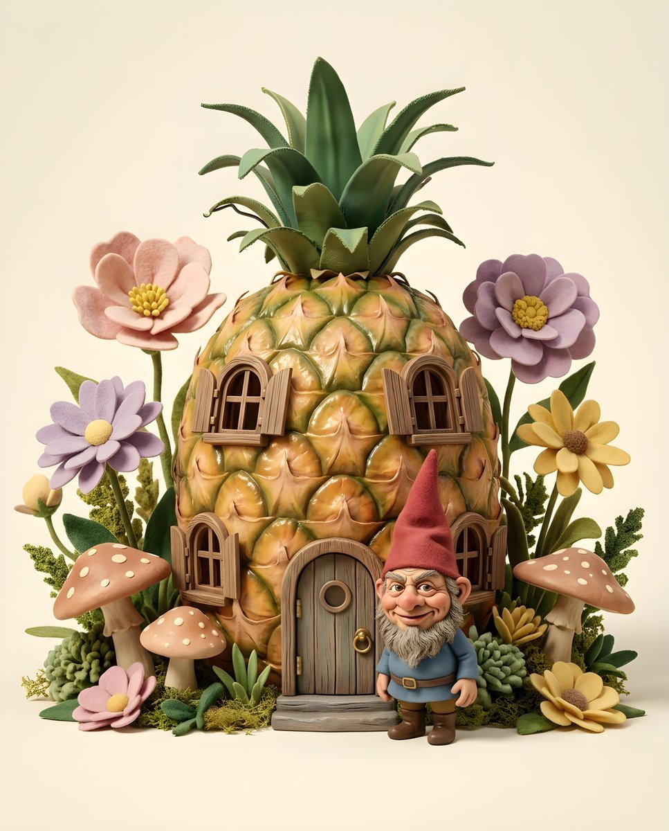 Comic / Storyboard - Whimsical Pineapple House Illustration - Image 1