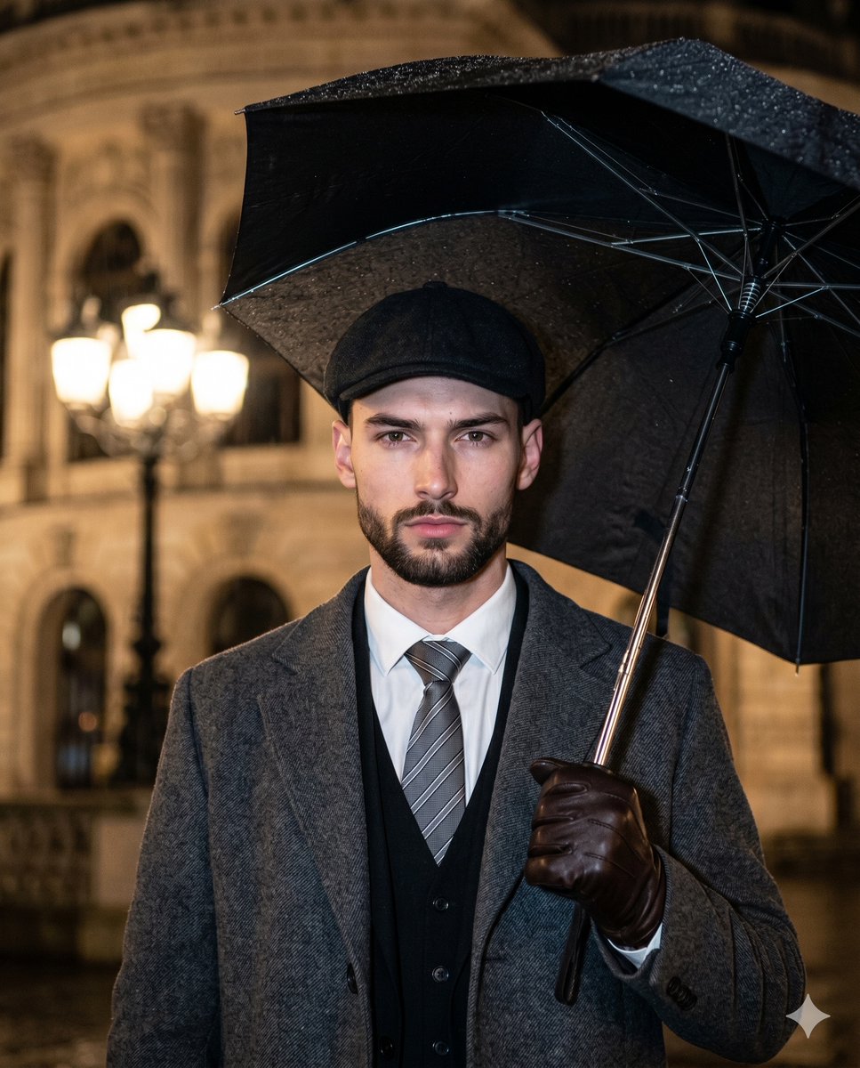 Sample output image for Cinematic Paparazzi Night Portrait