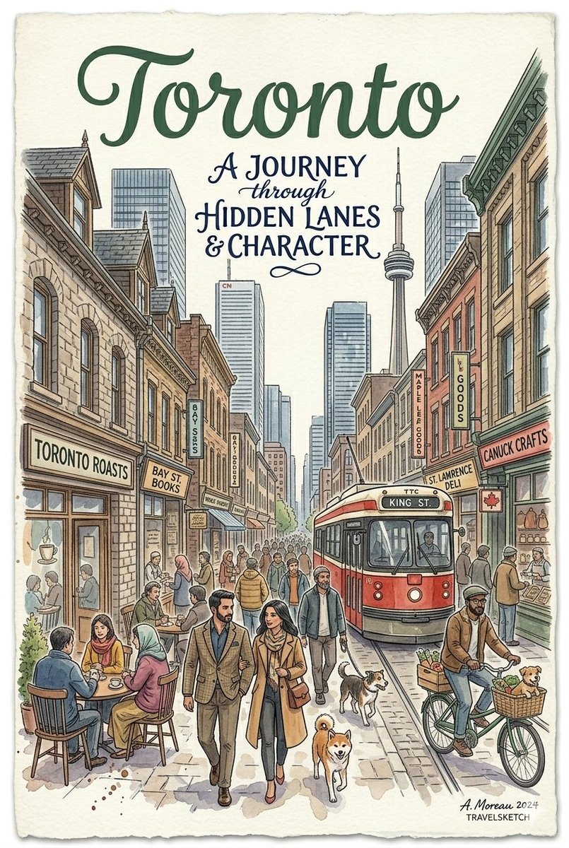 Infographic / Edu Visual - Watercolor Travel Poster Fusion - Image 2