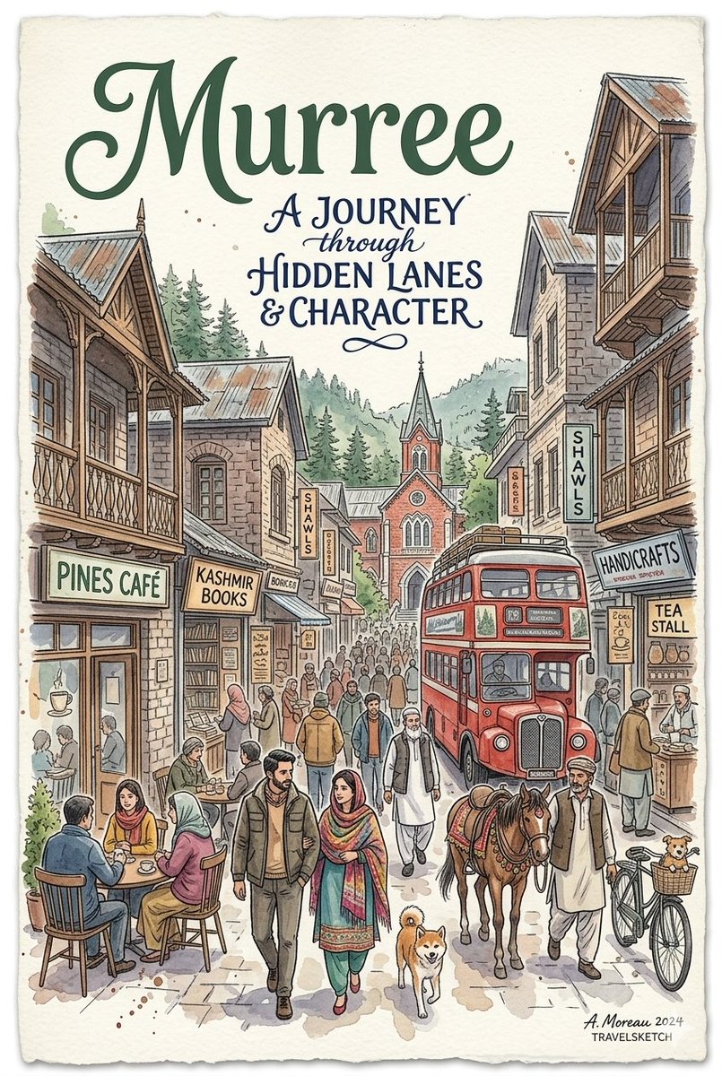 Infographic / Edu Visual - Watercolor Travel Poster Fusion - Image 1