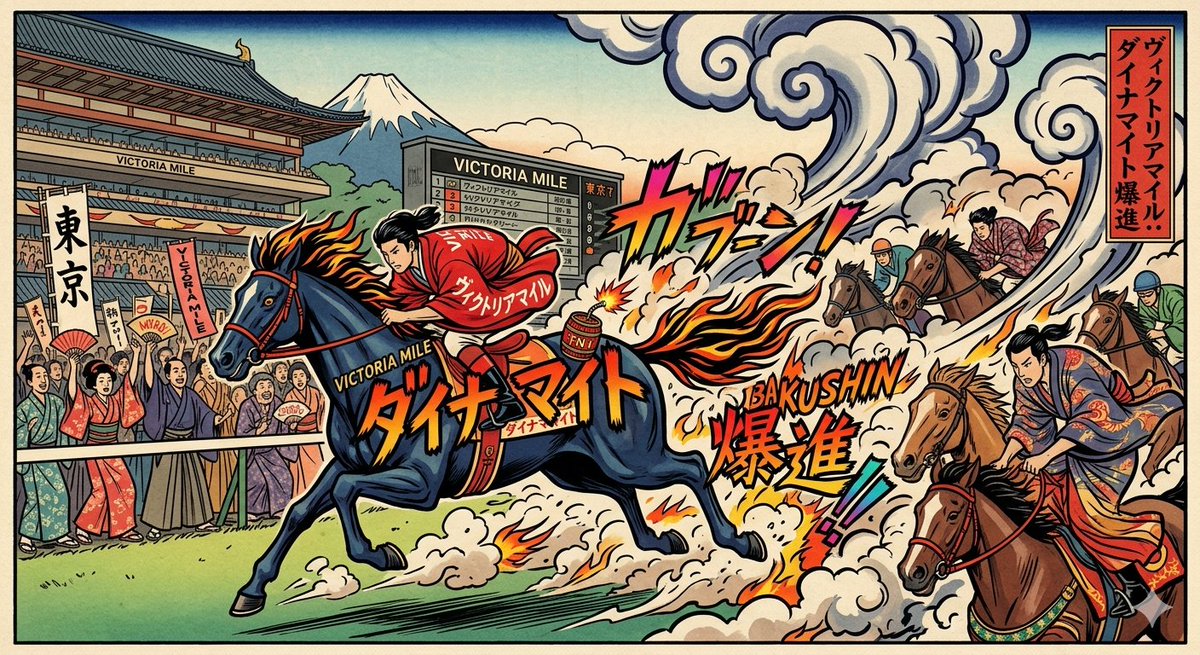 Sample output image for Victoria Mile Horse Racing Dynamite