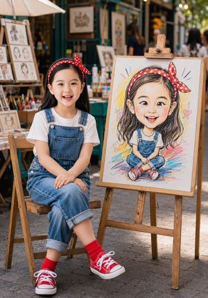 Identity-Consistent Caricature Portrait