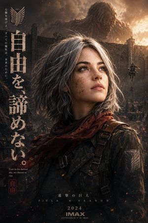 Epic Anime Movie Poster from Photo