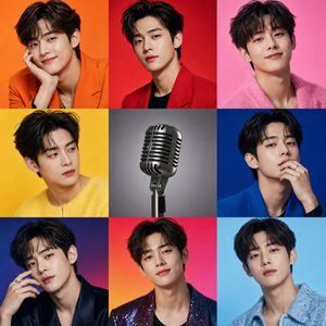Korean Celebrity Style Collage Poster