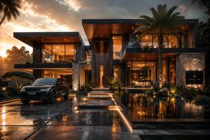 Cinematic Architectural House Exterior