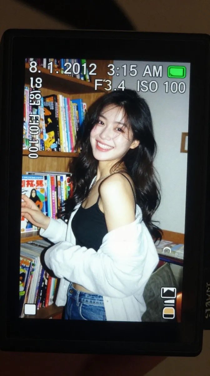 Vintage Digicam LCD Screen example 2