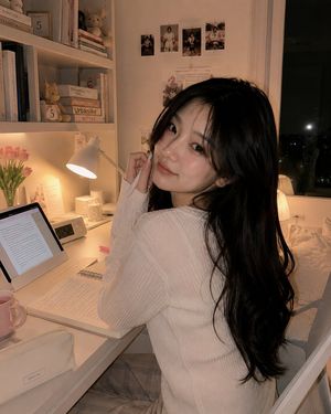 Cozy Study Room Night Portrait