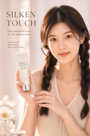 Luxury Skincare Ad Poster