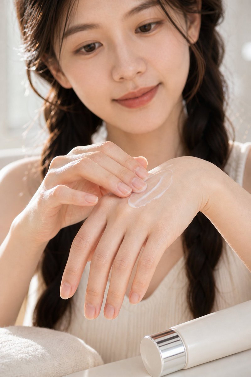 Luxury Skincare Ad Poster reference image 1