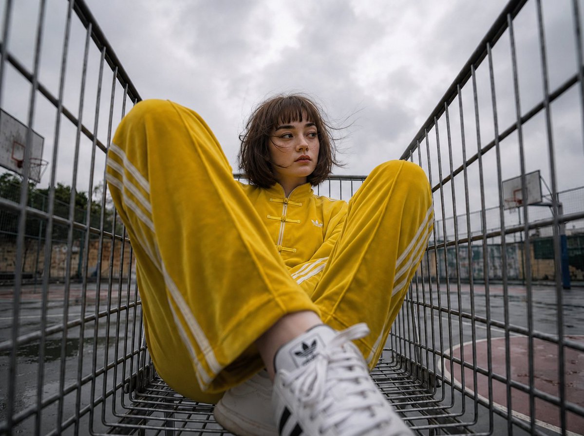Retro Urban Fashion Portrait example 2