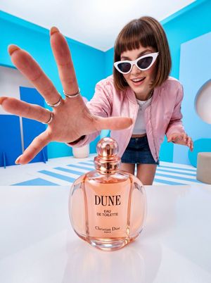 Retro-Futuristic High Fashion Perfume Ad