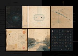 Warm Schematic Design System Board