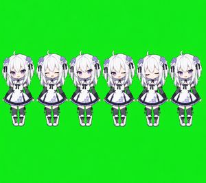 Chibi Desktop Pet Sprite Sheet