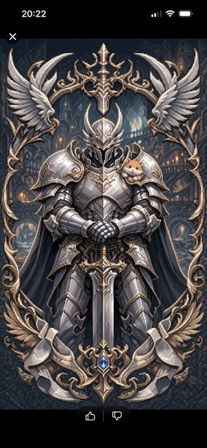 Semi-Pixel Armored Warrior